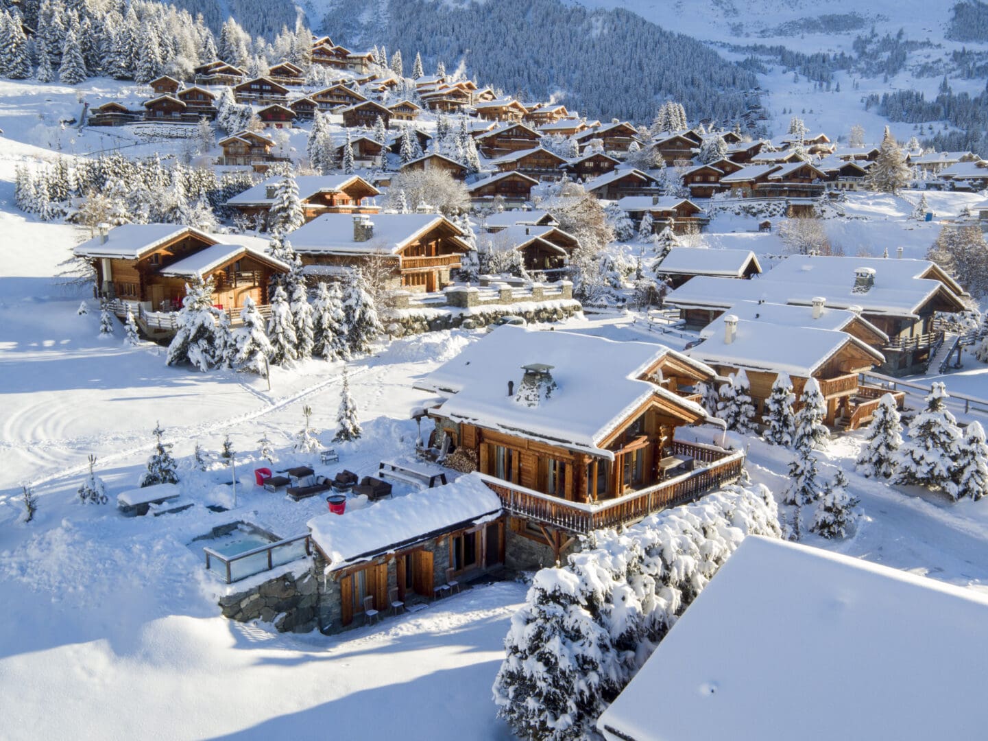 Staying in a Luxury Ski Chalet